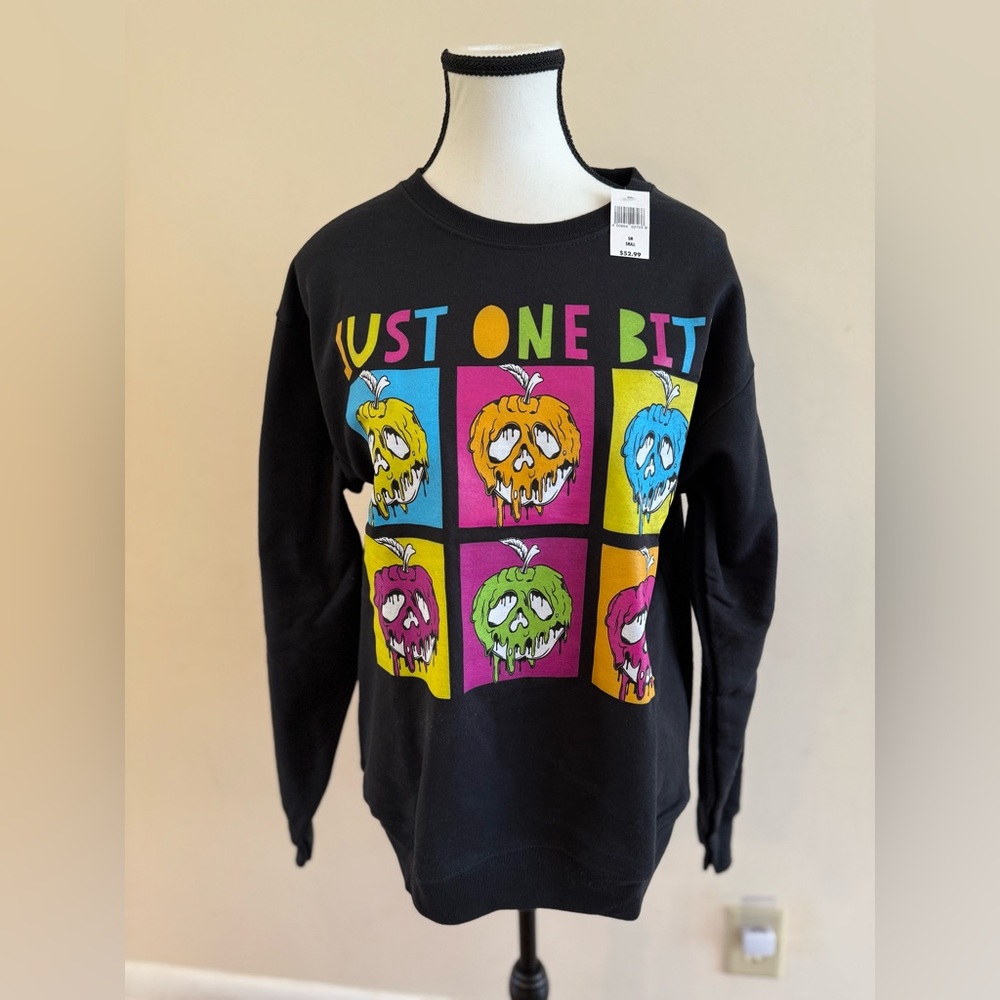 Disney Villains Just One Bite, Poison Apple Crewneck